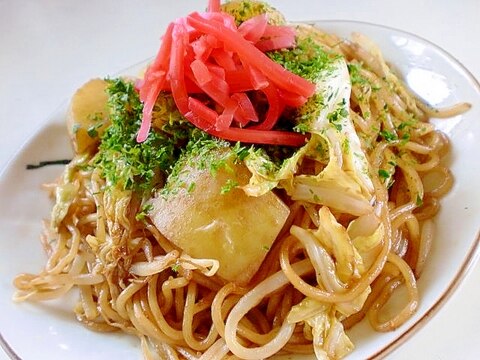 自家製ソースで作る 屋台風味のじゃが芋焼きそば